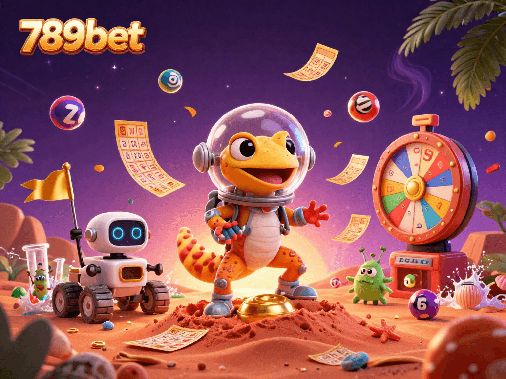 Engage with 789bet's vibrant casino universe as Martian gecko uncovers golden treasures!