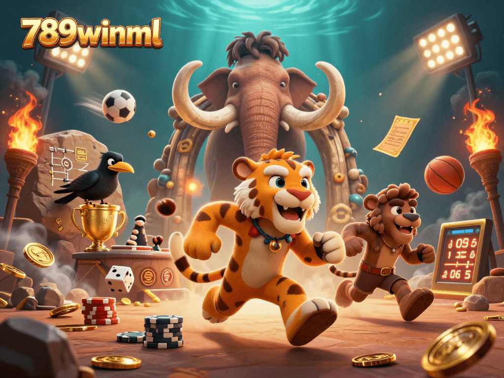 Join the exciting world of 789winml with a vibrant casino scene featuring thrilling sports betting action.