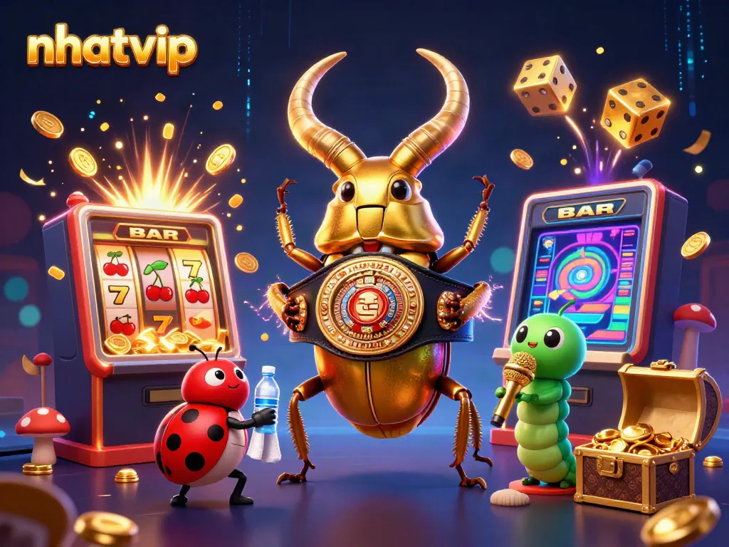 Experience thrilling action at nhatvip with unique characters and vibrant casino elements.