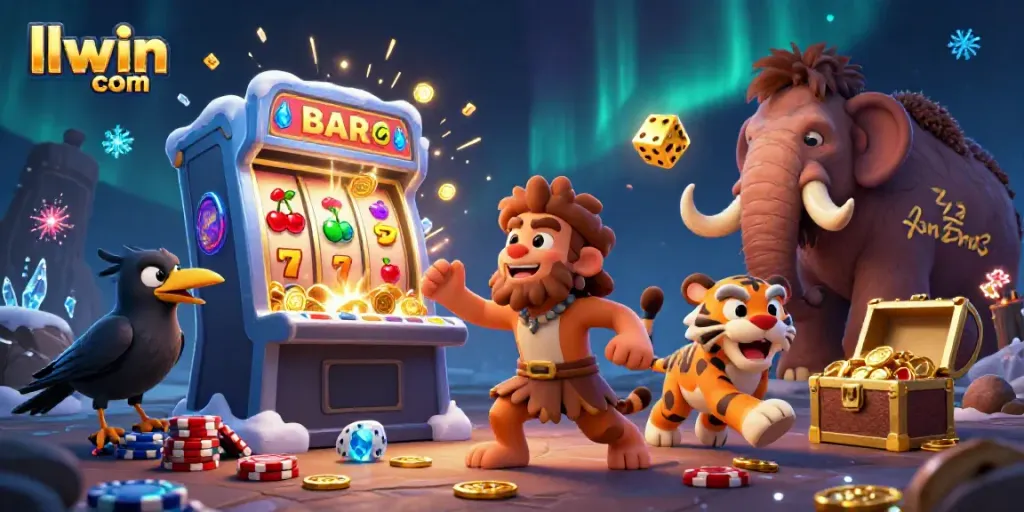 Experience thrilling betting fun at llwin com with a lively casino scene featuring unique characters.