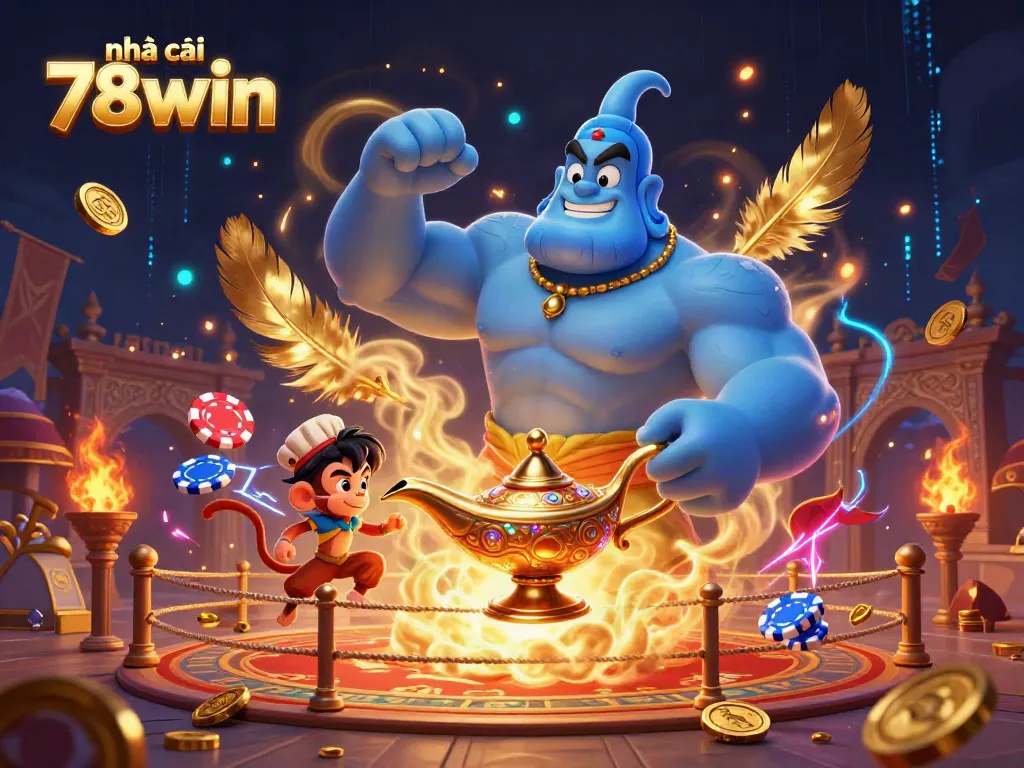 Experience thrilling games with nhà cái 78win through vibrant 3D illustrations of exhilarating casino elements.