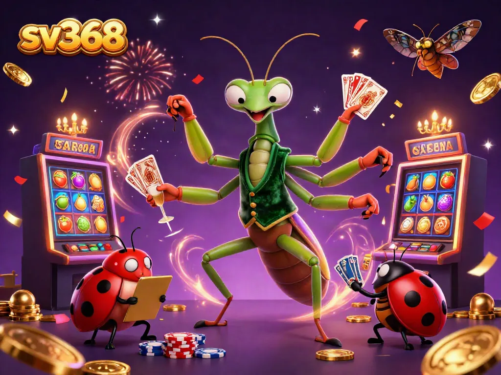 Experience thrilling gameplay at sv368 with vibrant casino action featuring dynamic characters and exciting slot elements.