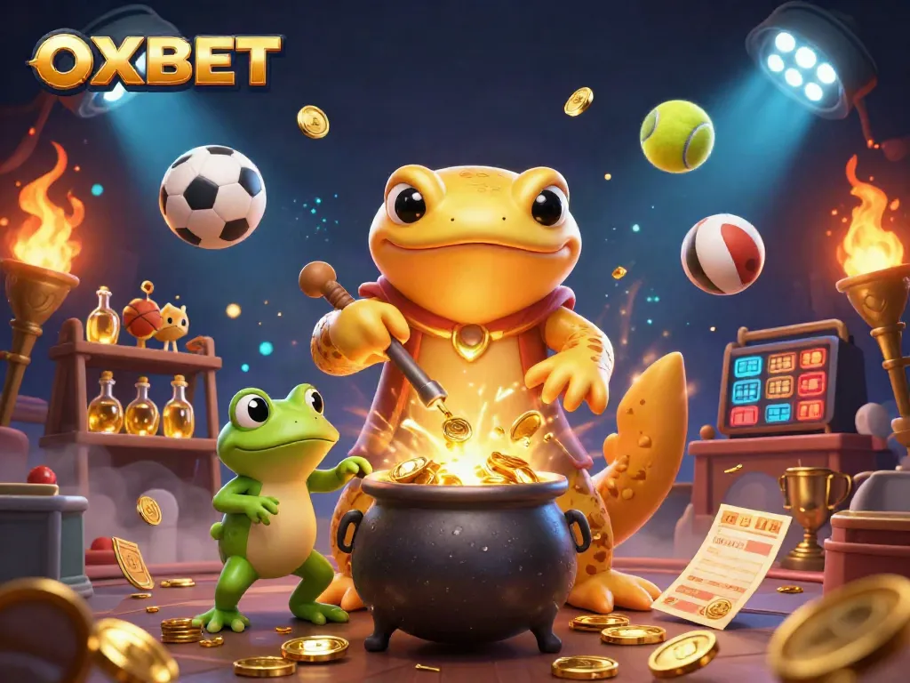 Experience OXBET's thrilling casino adventure with captivating characters and vibrant gaming elements.