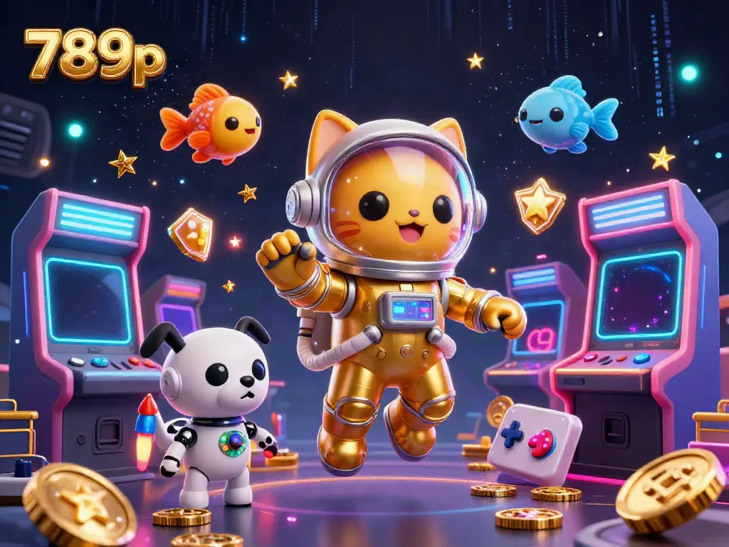 Experience the thrilling games at 789p with the energizing 3D cartoon characters in an exciting casino scene.