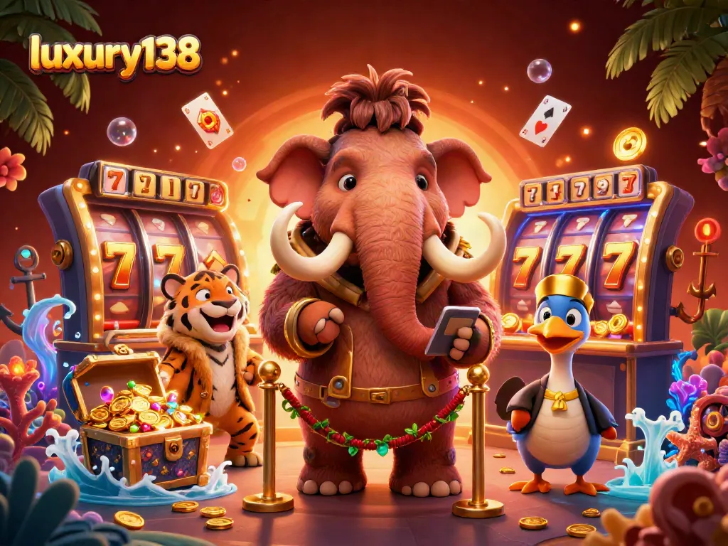 Experience thrilling action at luxury138 with vibrant casino characters and dynamic game elements.