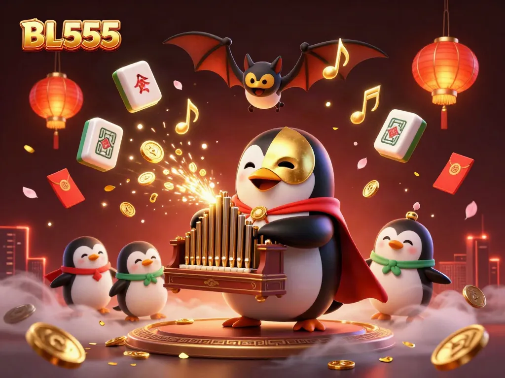 Experience thrilling casino action at BL555 with vibrant golden visuals and immersive gaming elements.