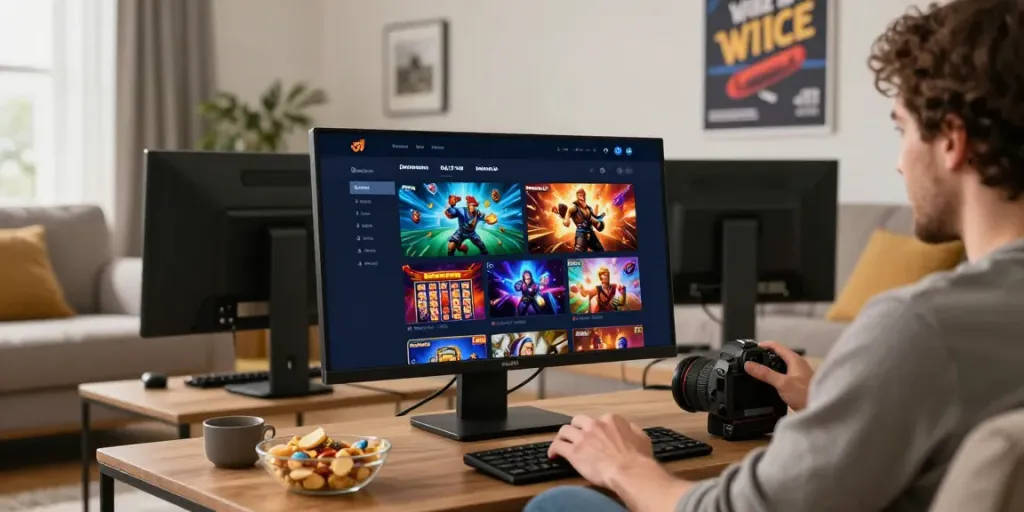 Engaging gaming experience on h19 trang chủ with vibrant graphics and cozy atmosphere.
