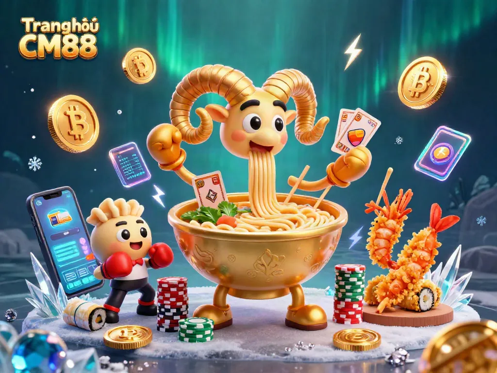 Engage with Trang chủ CM88, showcasing vibrant casino elements and crypto gaming excitement.